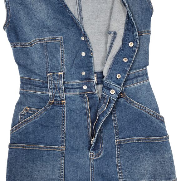 Free People Blue Denim Jumpsuit - Picture 5 of 11